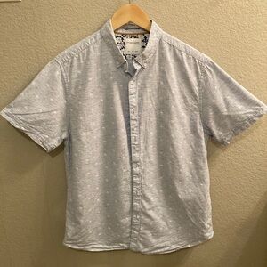 Denim and Flower men’s dress short sleeve shirt